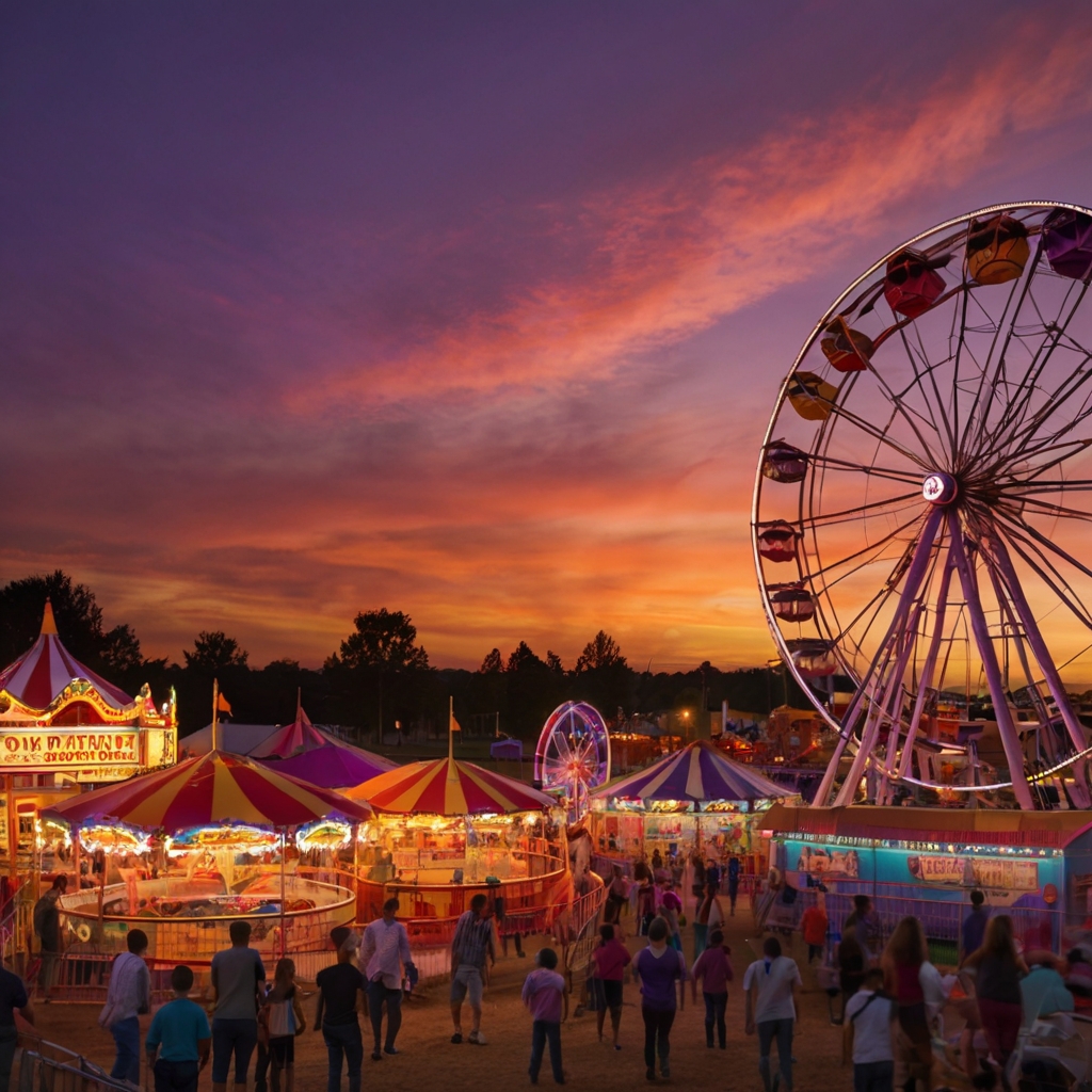 Monticello, Minnesota county fair.